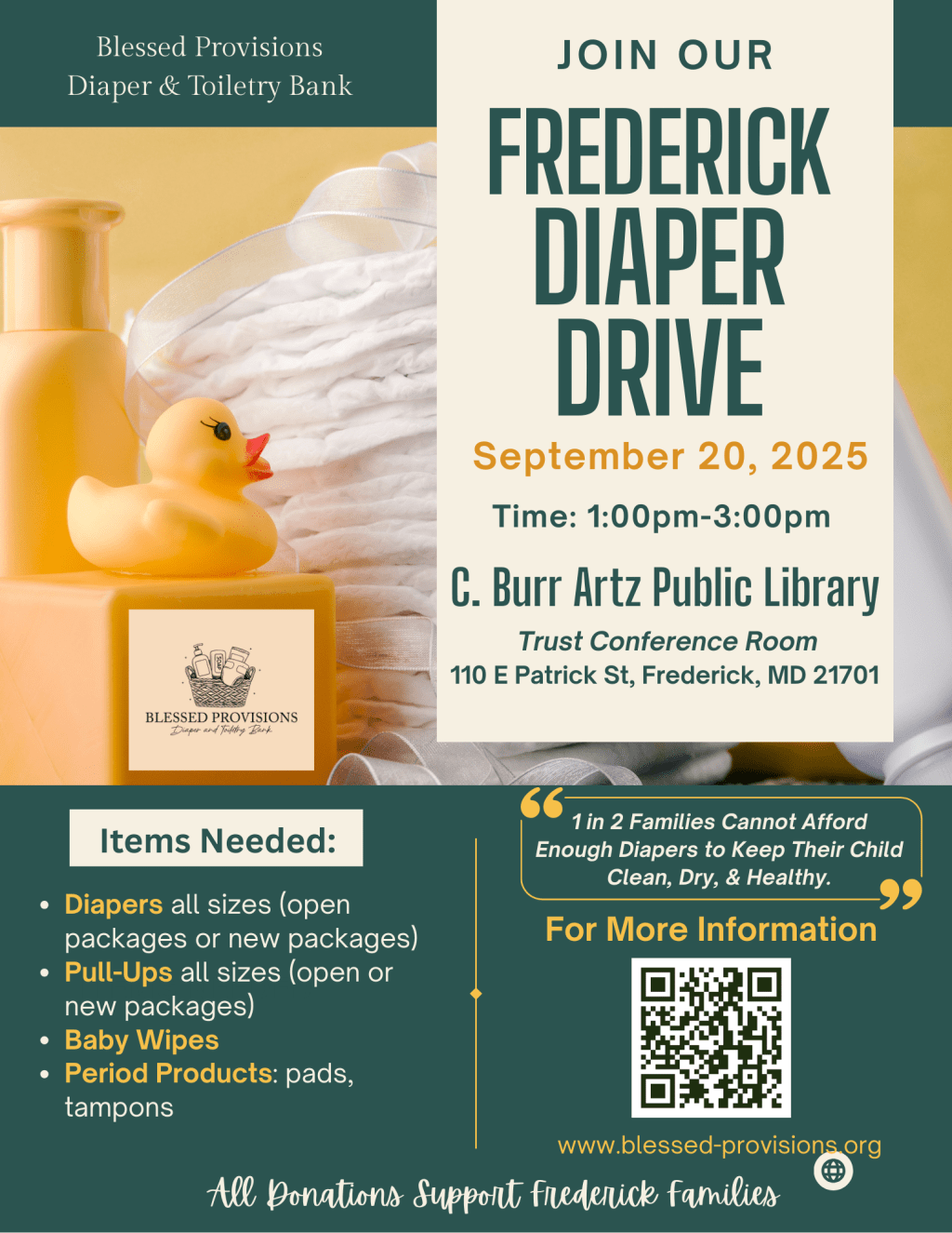 1st Annual Frederick Diaper&nbsp;Drive